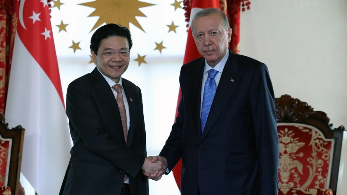 Cumhurbaşkanı Erdoğan, Singapur Başbakanı Wong'u kabul etti
