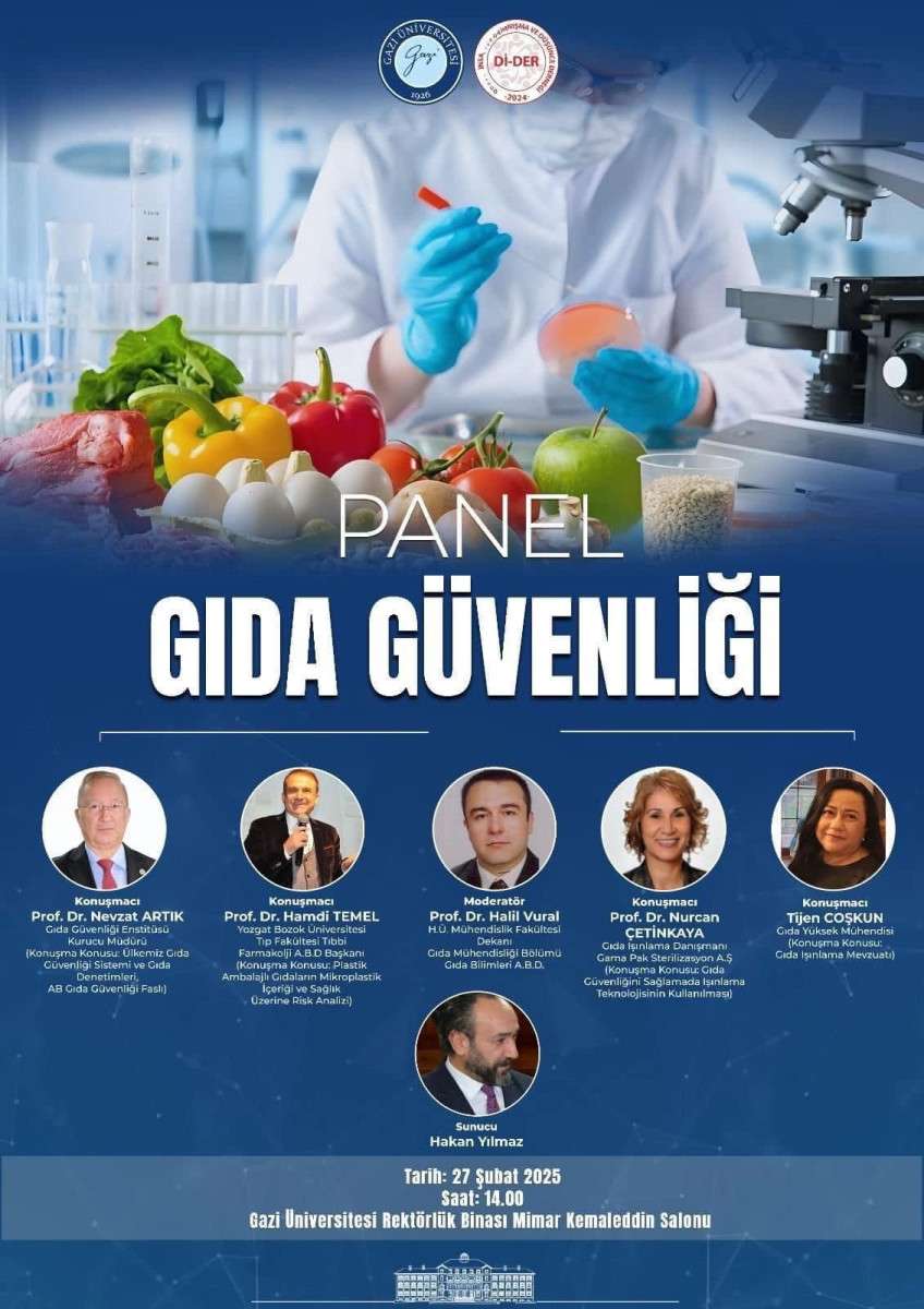Gazi Üniversitesi'nde Gıda Güvenliği ve Mikroplastik Tehlikesi Paneli Düzenlendi