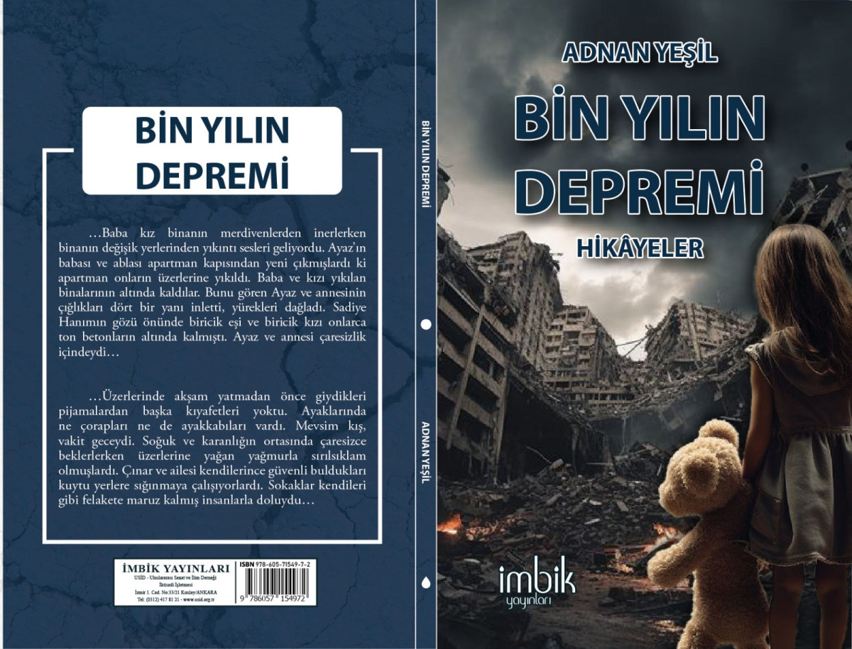 İzmir’in Buca ilçesinde Eğitimci-Yazar Adnan Yeşil’in ‘Bin Yılın Depremi‘  isimli hikayeler içeren 6’ıncı kitabı çıktı.