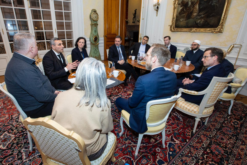 Müslüman toplumun temsilcileri İsveç Başbakanı Kristersson ile görüştü