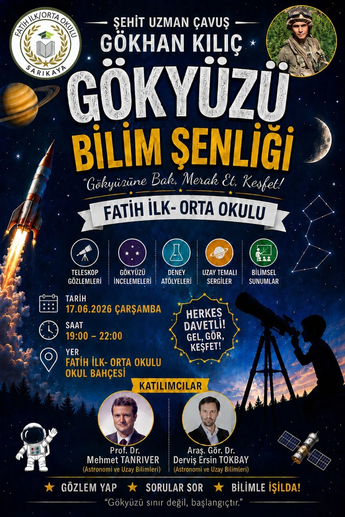 Sarıkaya&rsquo;da bilim dolu bir g&uuml;n yaşandı.