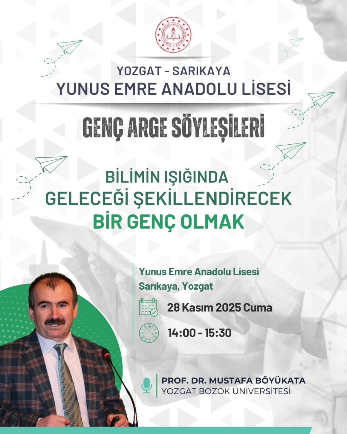 Sarıkaya’da “Bilimin Işığında Geleceği Şekillendirecek Bir Genç Olmak” Konulu Söyleşi Düzenlendi